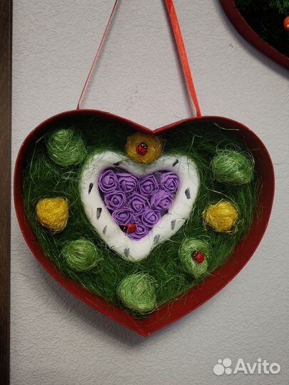 Панно со стабилизированным мхом