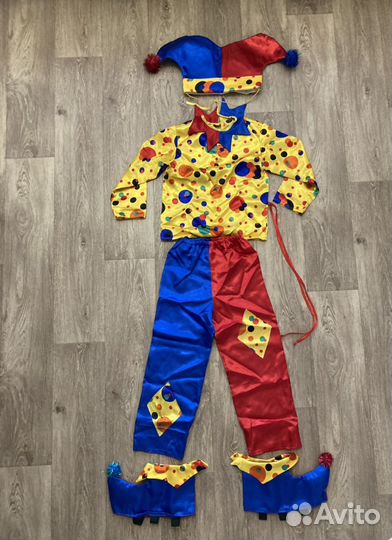 Новогодний костюм петрушка 116-122