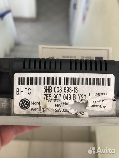 Блок управления климатом volkswagen