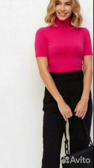 Водолазка-кофта.Женская.Новая.Цвет-фуксия.Р 44-46