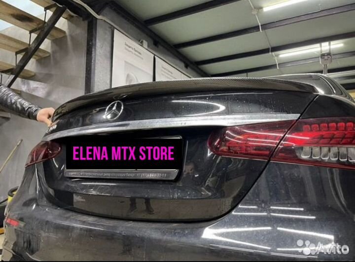 Спойлер Mercedes W213 AMG карбон