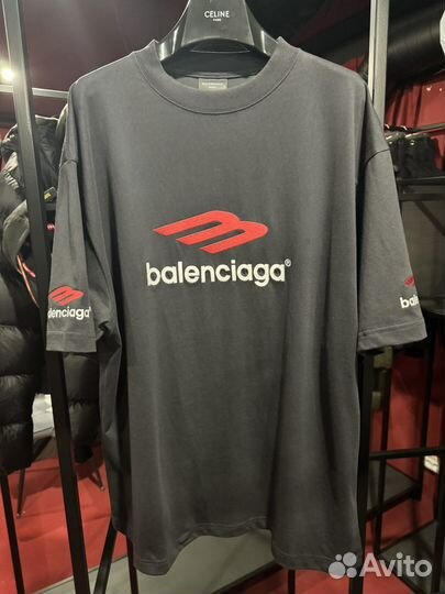 Balenciaga 3b Sports Icon T-Shirt 24SS футболка