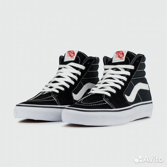 Кеды Vans Sk8-Hi Black / White Wmns