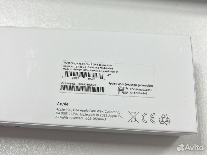 Стилус apple pencil 2