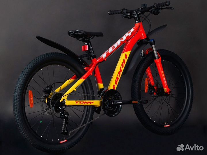 Велосипед horh tony tyhd 4.25 24 (2023) Orange-Yel