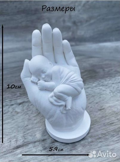 Кашпо из гипса