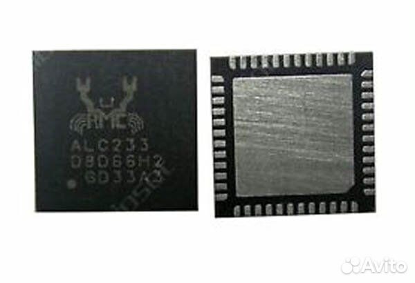 Микросхема звуковая, аудиокодек Realtek ALC233