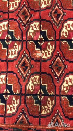 Ковер текинский ручной работы 30-х годов