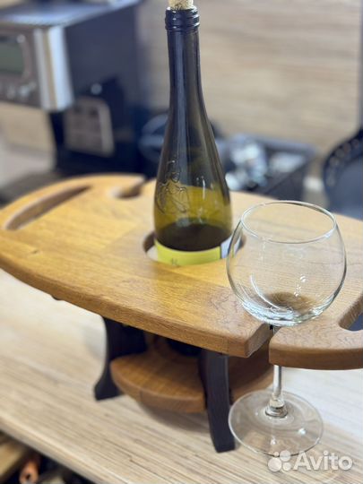 Деревянная подставка под бокалы