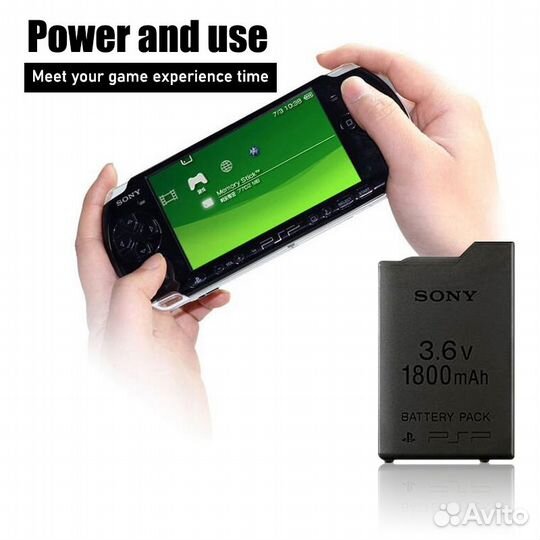 Sony PSP 1000 Fat аккум.батарея,новая,копия оригин