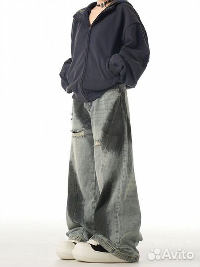 Широкие джинсы balenciaga type