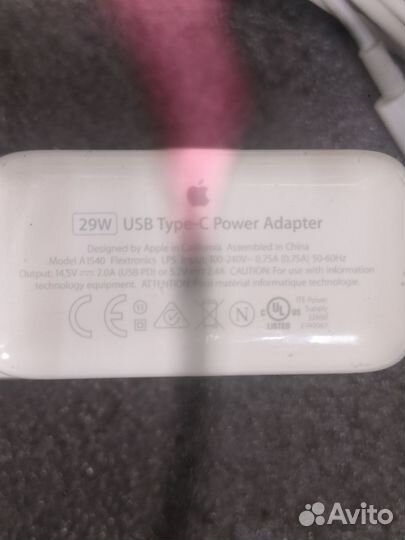 Адаптер питания Apple Power Adapter 29W. 14.5 v