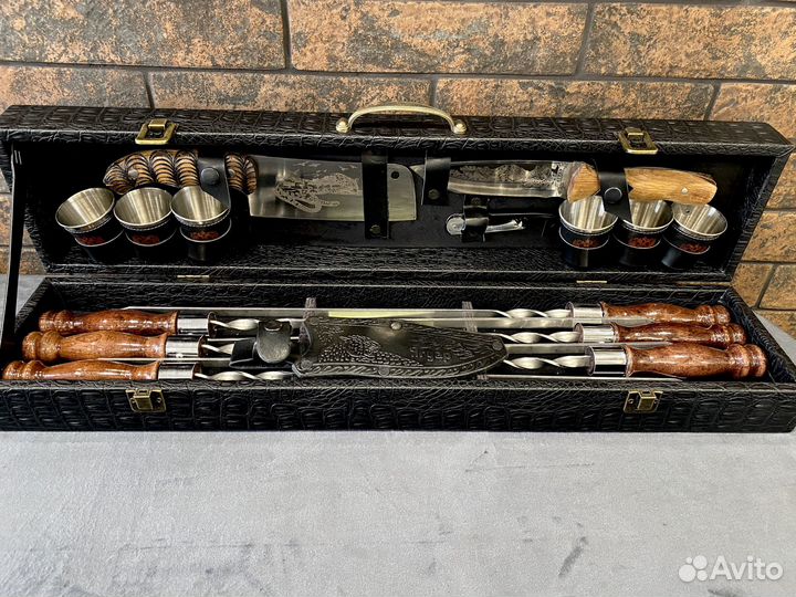 Шашлычный набор в кейсе