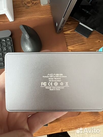 Внешний бокс для SSD m.2 Acasis thunderbolt 3/usb4