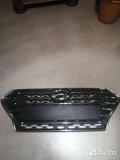 Решетка радиатора hyundai solaris 2