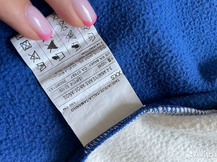 Толстовка флиска benetton