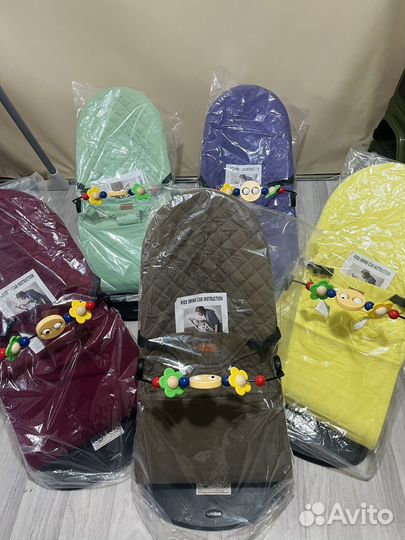 Шезлонг детский новый