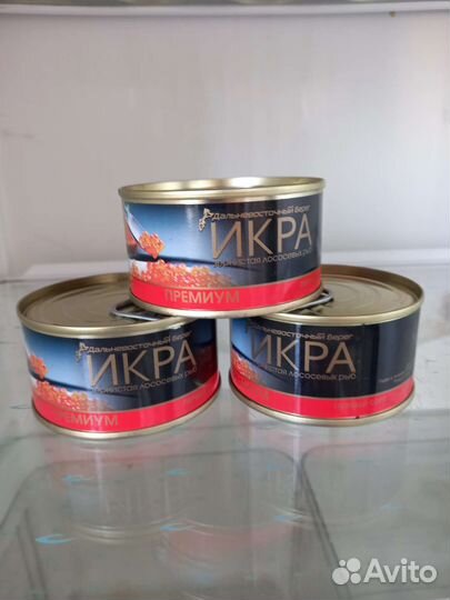 Красная икра чавыча