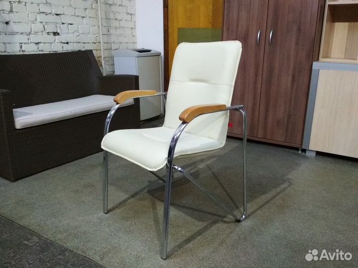 Кресло конференц Самба Хром. Новое