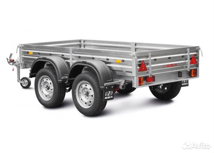 Новый 2-осный прицеп Мзса 2,5 х 1,3