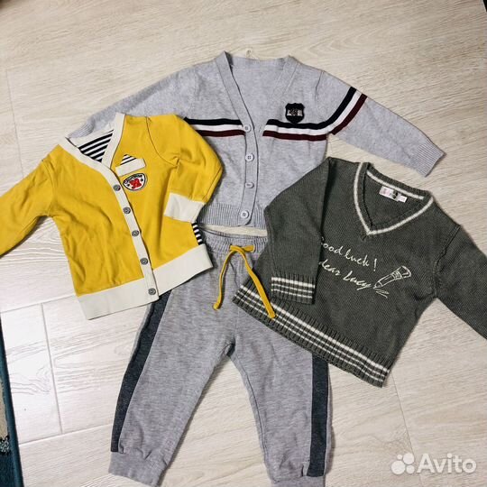 Большой пакет вещей на мальчика 86-92