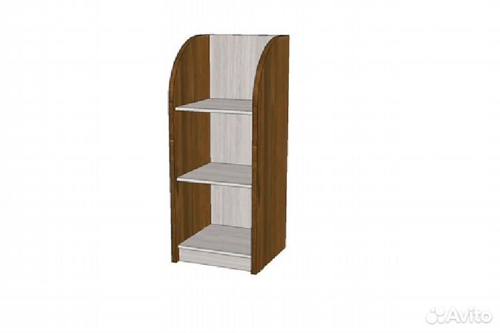 Этажерка-стеллаж Степ с дверкой