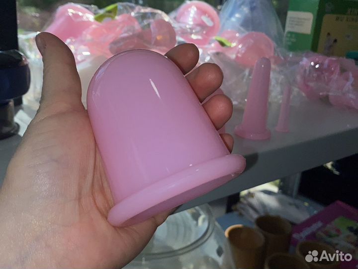 Массажные банки силиконовые вакуумные