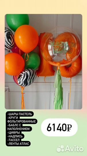 Воздушные шарики бутово