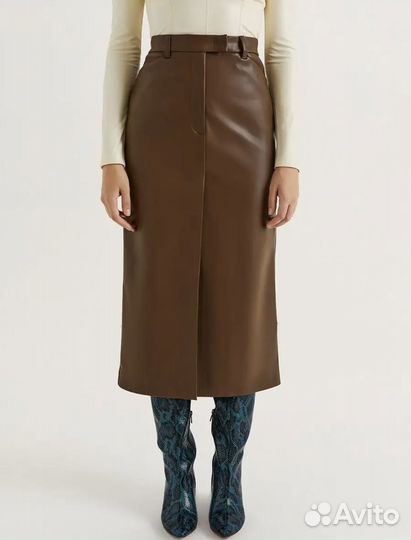 Юбка кожаная 42 love republic