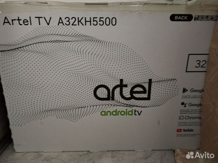 Телевизор SMART tv 32 дюйма artel