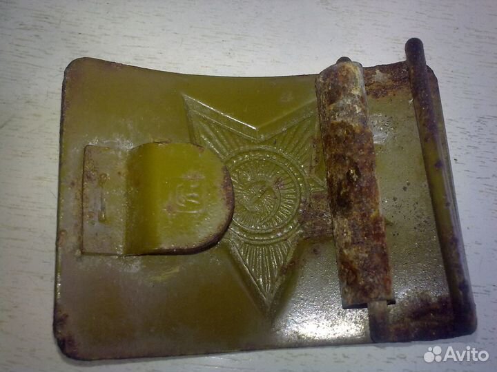 Пряжка для ремня стальная военная СССР