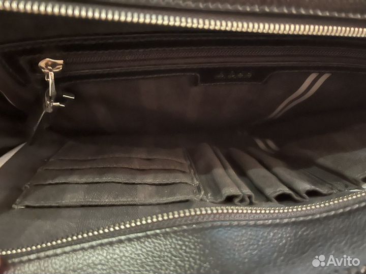 Портфель hugo boss кожа