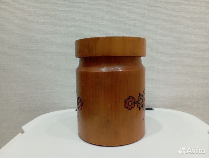 Баночка / для сыпучих/ деревянная / ручная работа