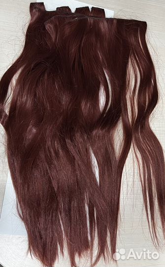 Волосы на заколках