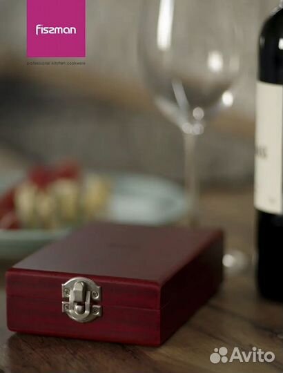 Набор сомелье для вина подарочный, 3 пр