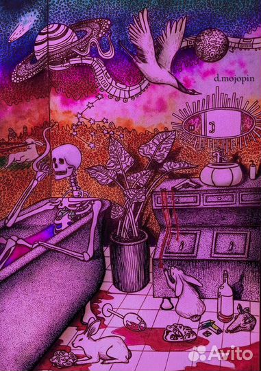 Художник иллюстратор, эскиз тату, дизайн соцсетей