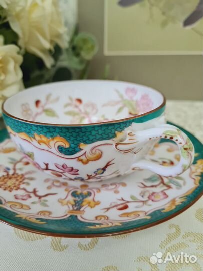 Старинная чашка с блюдцем. Франция