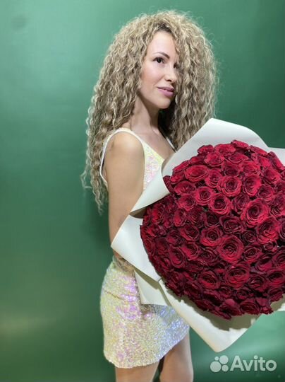 101 роза с бесплатной доставкой в Севастополе