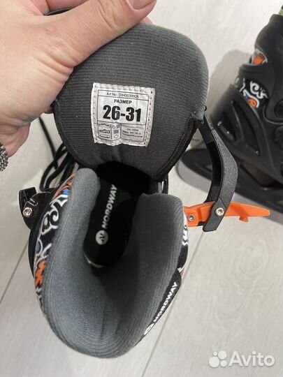 Коньки детские раздвижные 26 31