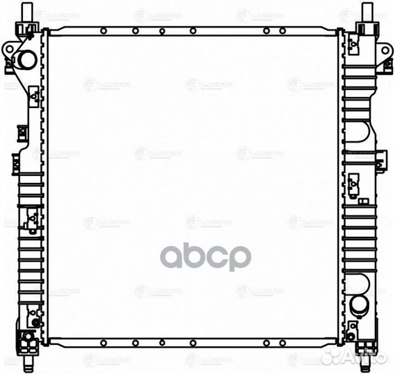 LRc 1715 радиатор системы охлаждения SsangYong