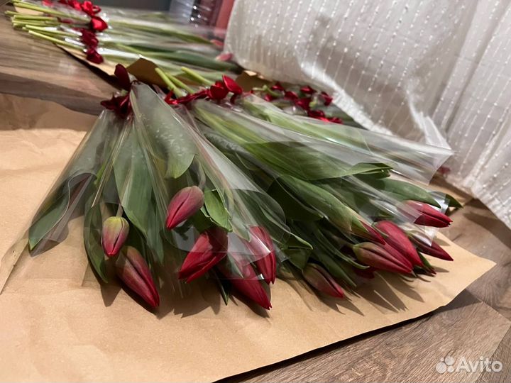 Тюльпаны свежие букет Мытищи