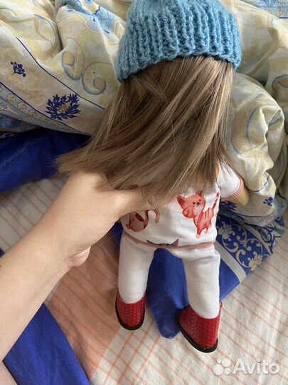 Кукла ручной работы мягкая