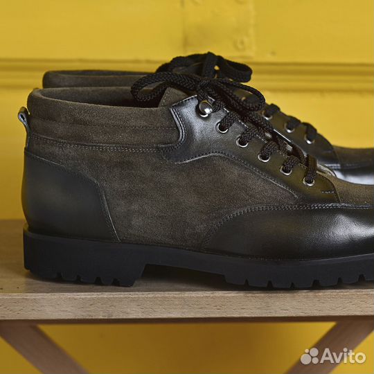 Полуботинки мужские кожа низкие Дерби