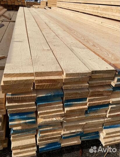 Доска обрезная 25х100х6000мм от производителя