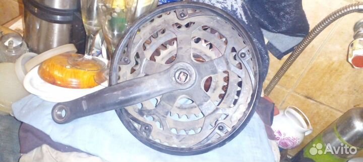 Звездочка для велосипеда и колеса