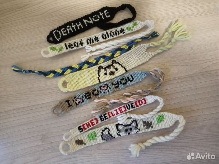 Фенечки разные (узоры, игры, аниме)