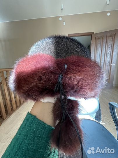 Шапка из соболя женская