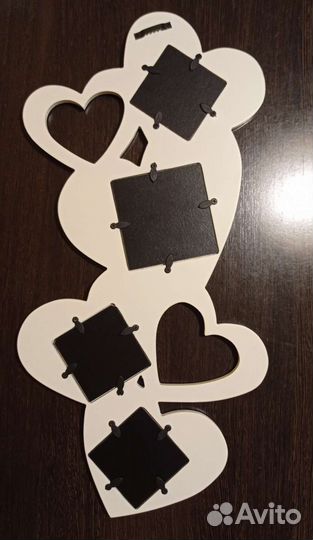 Рамка для фото сердечки