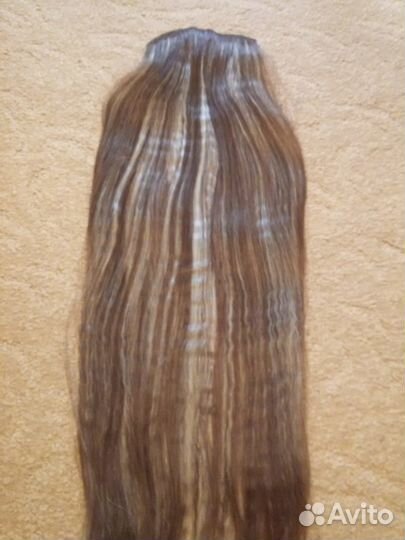 Волосы для наращивания - накладки на клипсах