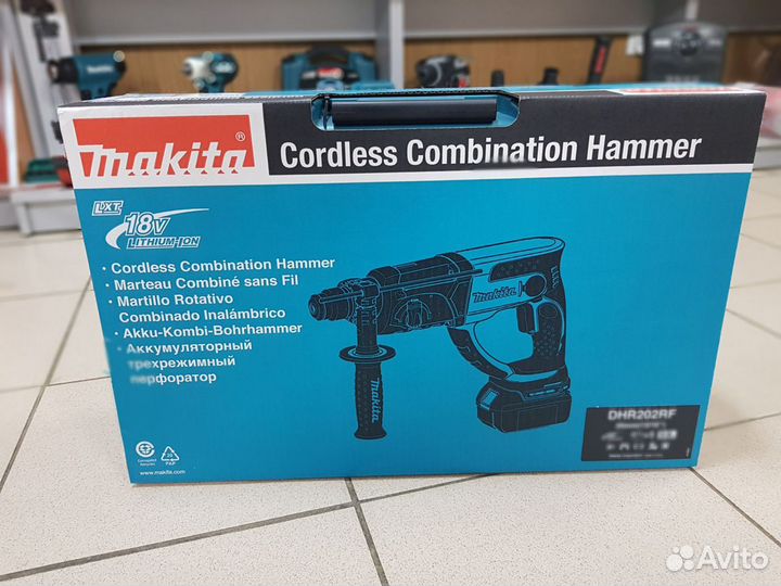 Аккумуляторный перфоратор Makita DHR202